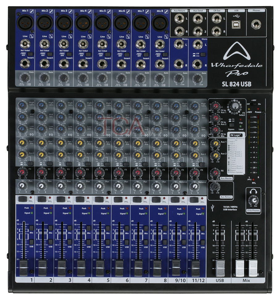 hình Mixer Wharfedale SL824USB